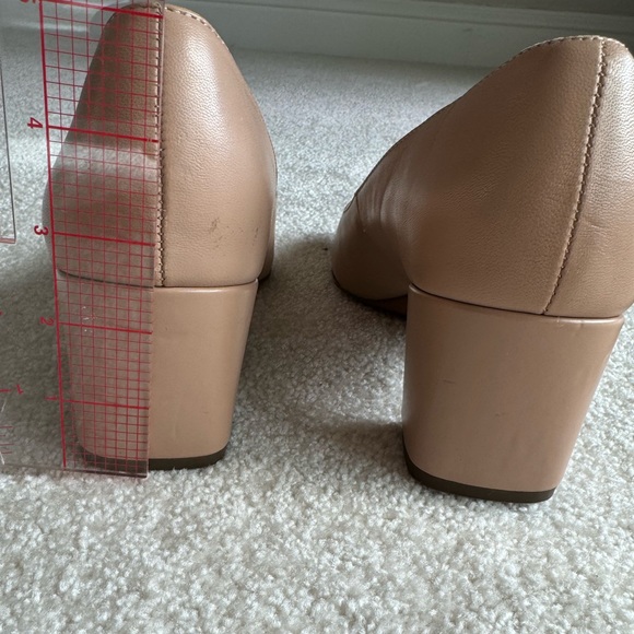 Naturalizer Karina Square Toe Block Heel Size 10 Medium Beige Tan Nude 2.5” heel - Picture 12 of 12